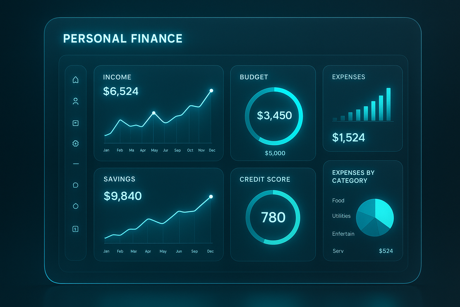 FinTrack Personal Finance Dashboard Screenshot